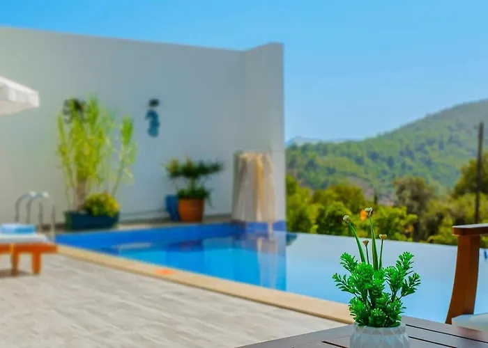 Uezuemlue 2 Bedroom Secluded With Private Pool Hot Tub Villa Kalkan